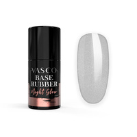 Vernis Semi-Permanent Rubber Base Night Glow R09 cristal Vasco 7 ml