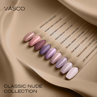 Ensemble de 9 couleurs de la collection CLASSIC NUDE Vasco 7ml