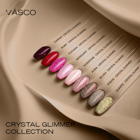 Ensemble de 13 couleurs de la collection CRYSTAL GLIMMER Vasco 7ml