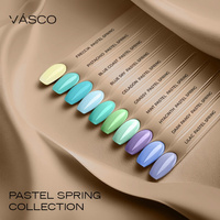 Ensemble de 10 couleurs de la collection Pastel Spring Set 01 Vasco 7ml