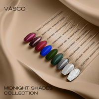 Ensemble de 9 couleurs de la collection MIDNIGHT SHADES Vasco 7ml