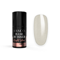 Vernis Semi-Permanent Rubber Base Night Glow R10 champagne Vasco 7 ml